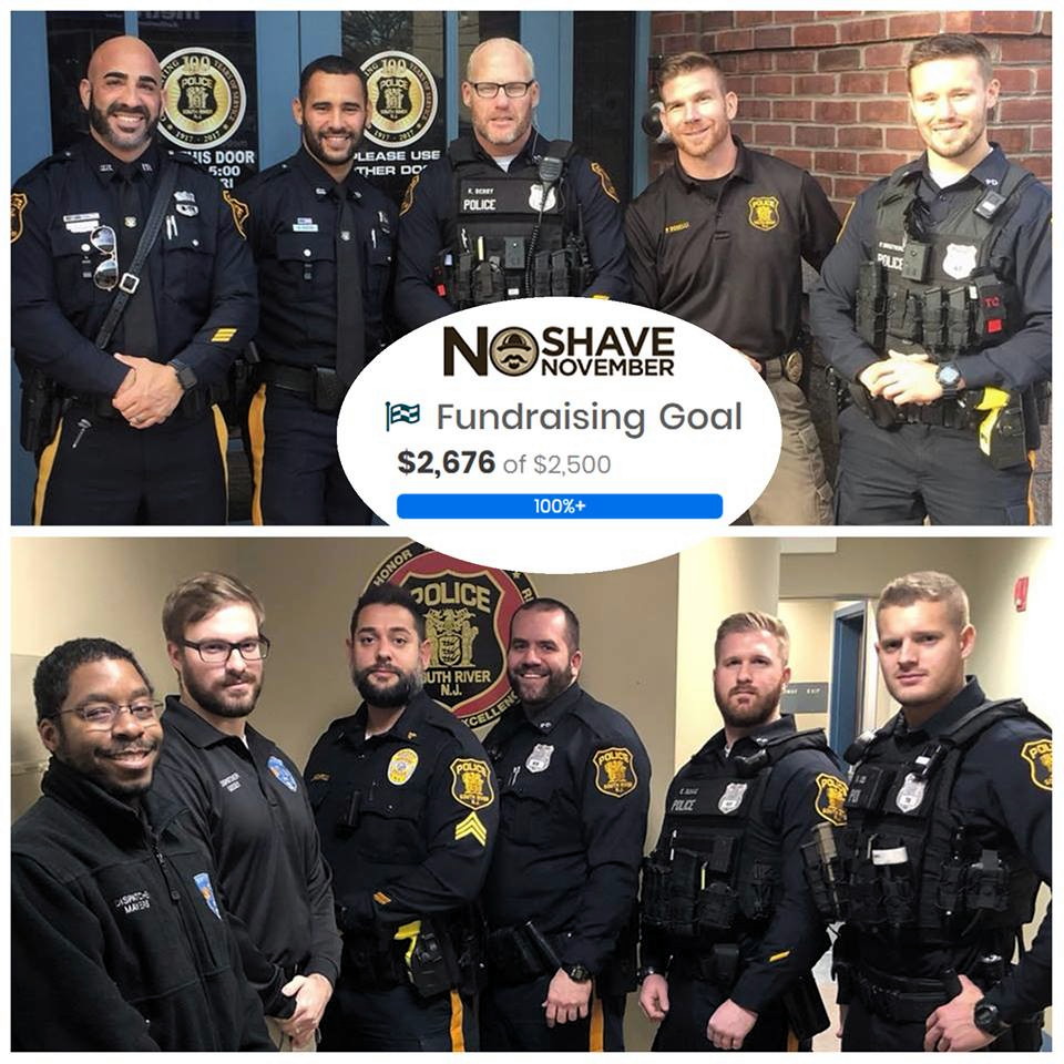 South River officers raise $2.5K during No Shave November