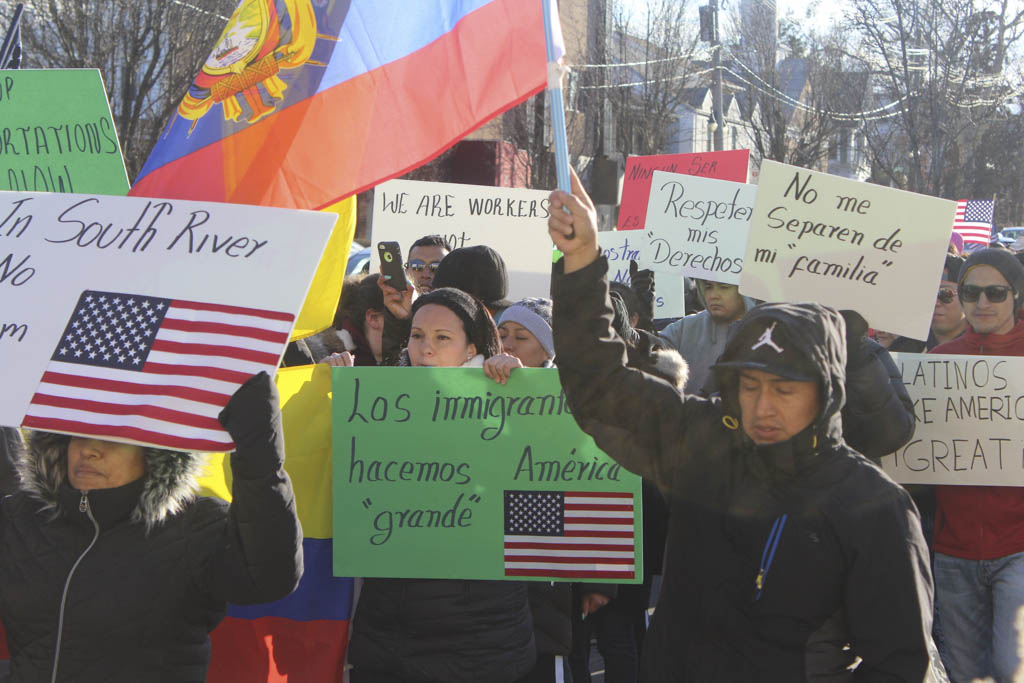 Borough protest brings attention to ‘A Day Without Immigrants’