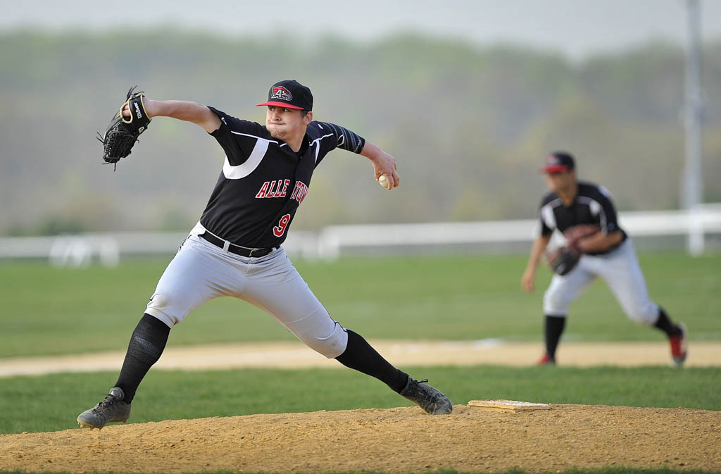 Photo of Allentown at South Brunswick baseball game April 20