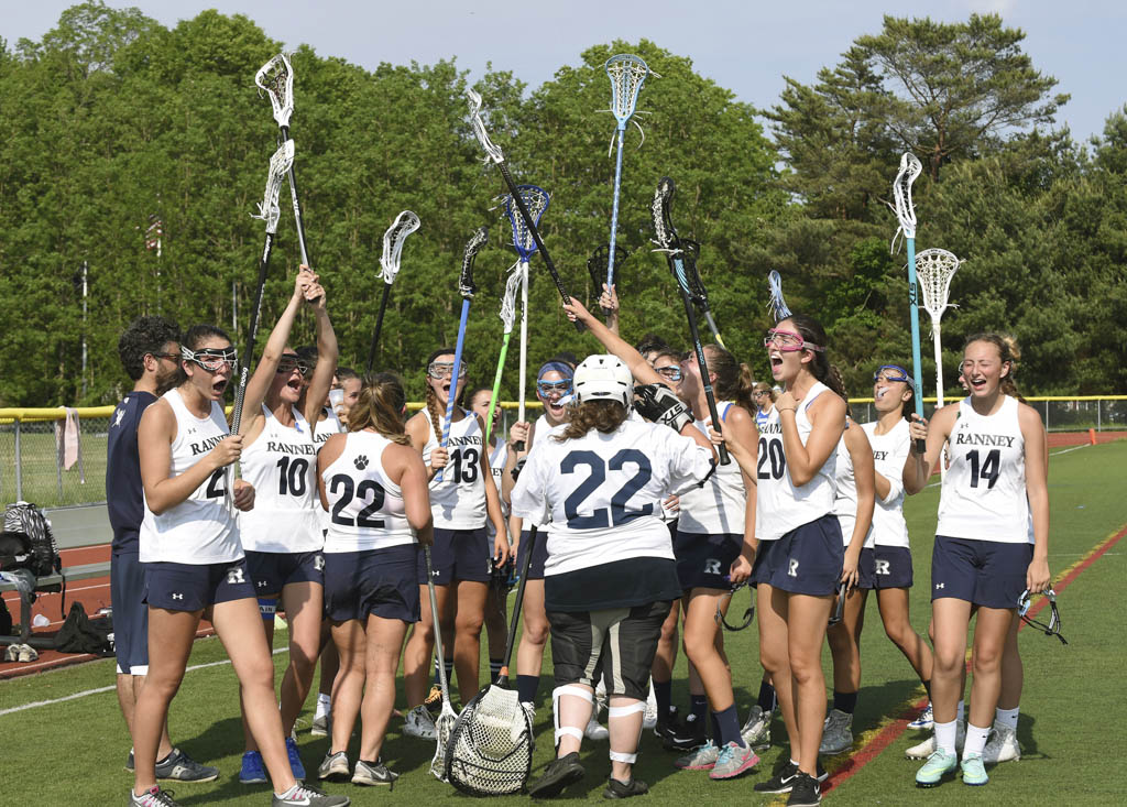 Photo of Shore Regional at Ranney School girls’ lacrosse May 19