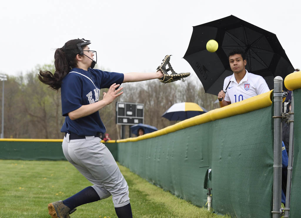 Photo of Monmouth at Middletown South softball April 17