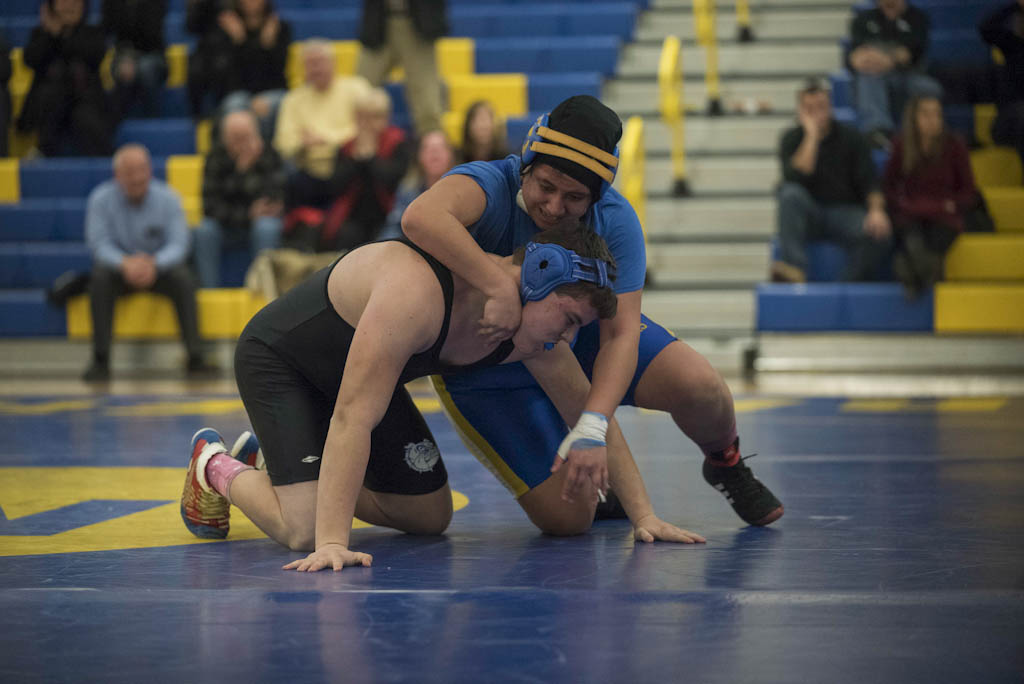 North Brunswick wrestlers celebrate Senior Night with victory