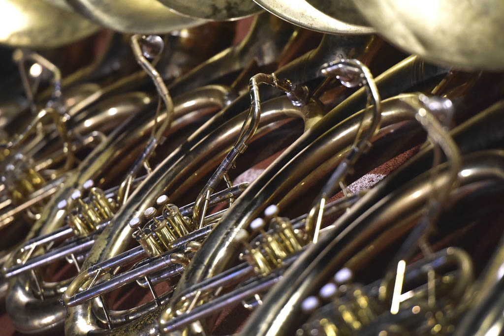 Young man hopes to hit the right notes with instrument collection