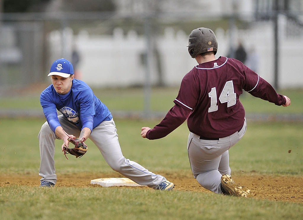 Photo of Sayreville at South River baseball scrimmage March 29