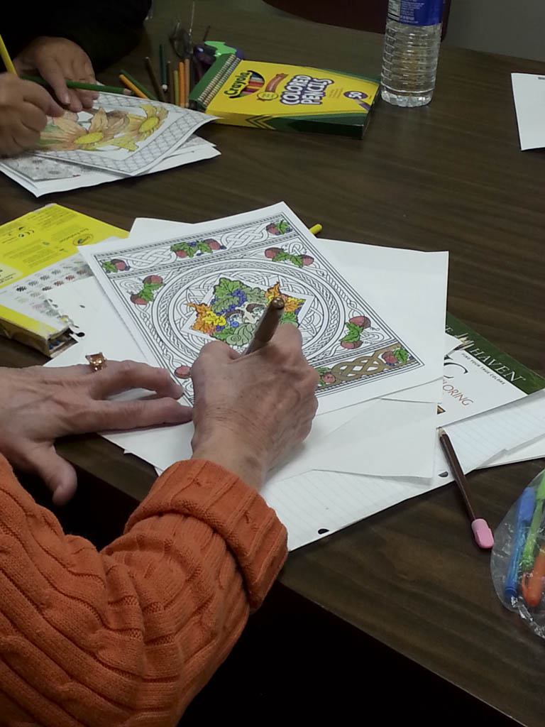 Seniors invited to color, sip tea for relaxation