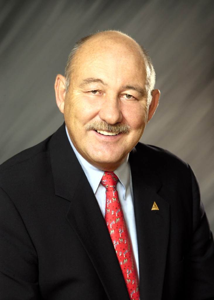 George Ernest Scharpf, Amboy Bank chairman, president, CEO