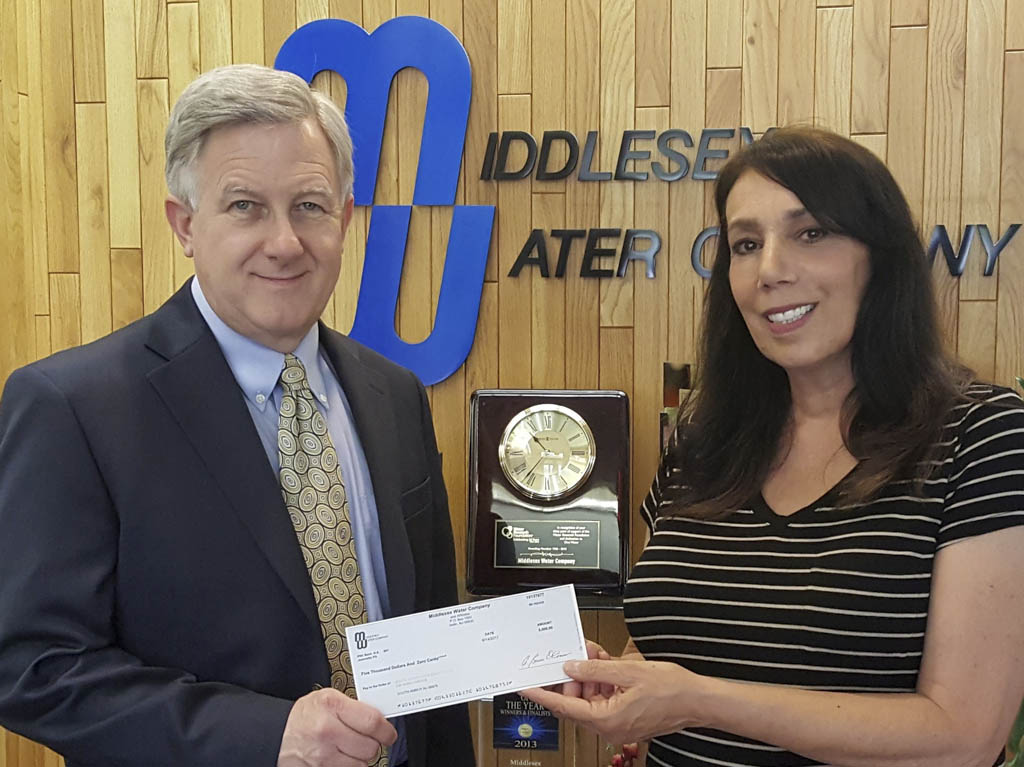 South Amboy Arts receives donation from Middlesex Water Company