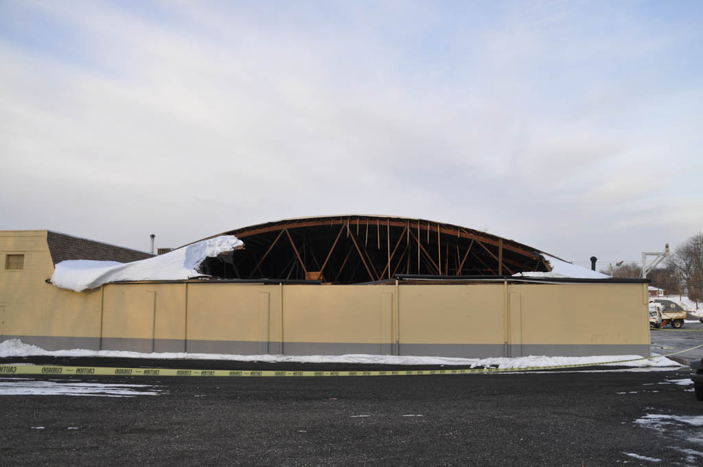 Roof of Roller Magic Skating Rink collapses