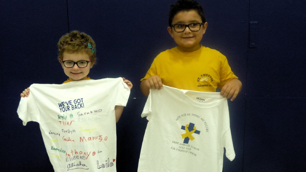 St. Ambrose School supports own students with cancer