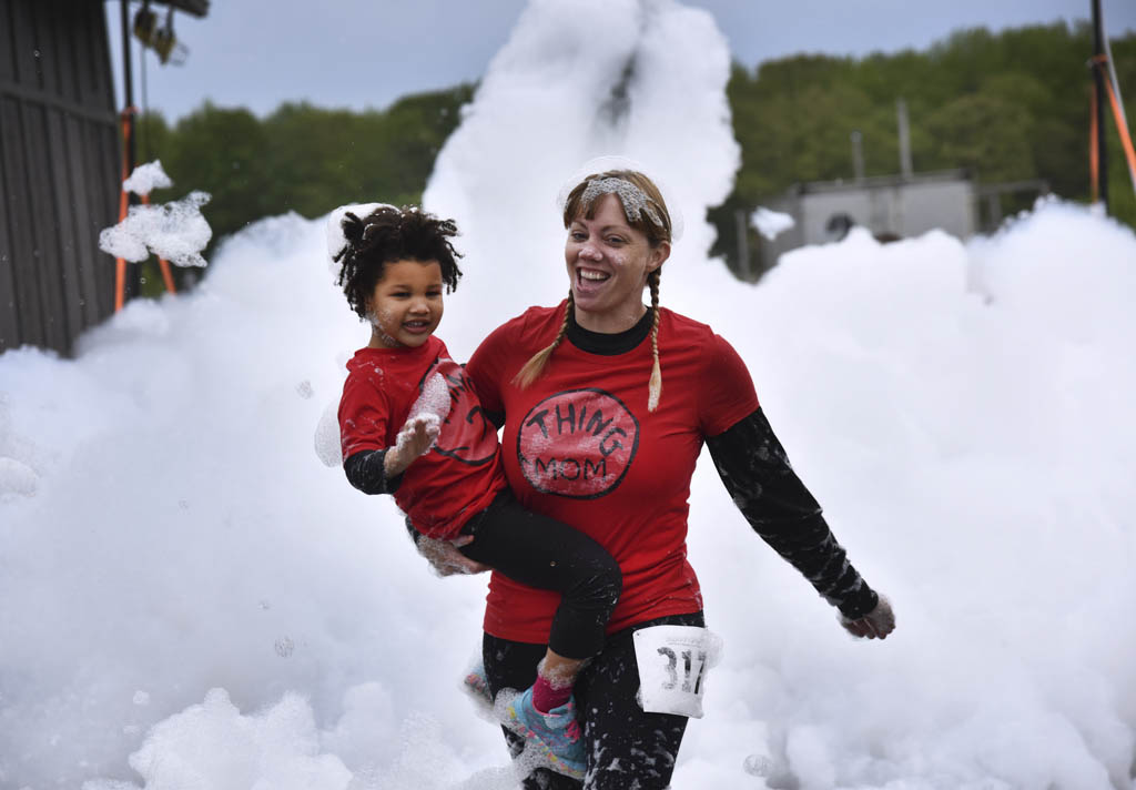 Residents partake in Obstacle Course