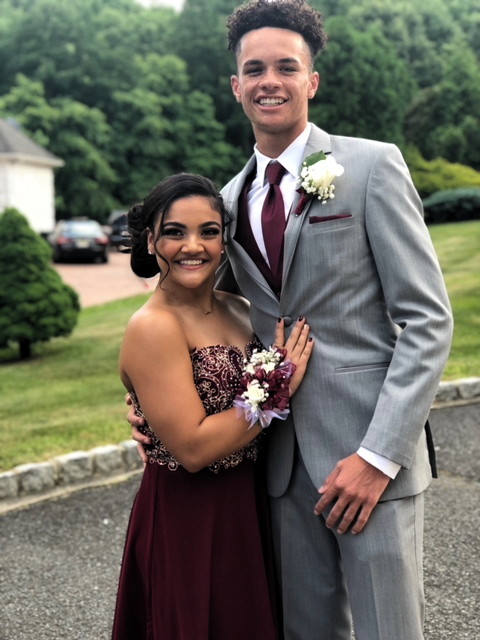 Olympic gymnast attends Old Bridge High School Senior Prom