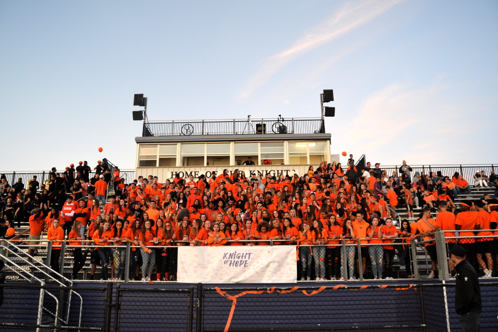 Old Bridge High School ‘Orange Out’ charity tailgate honors student killed in car crash