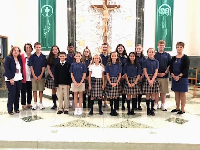 Our Lady of Victories School installs new student government