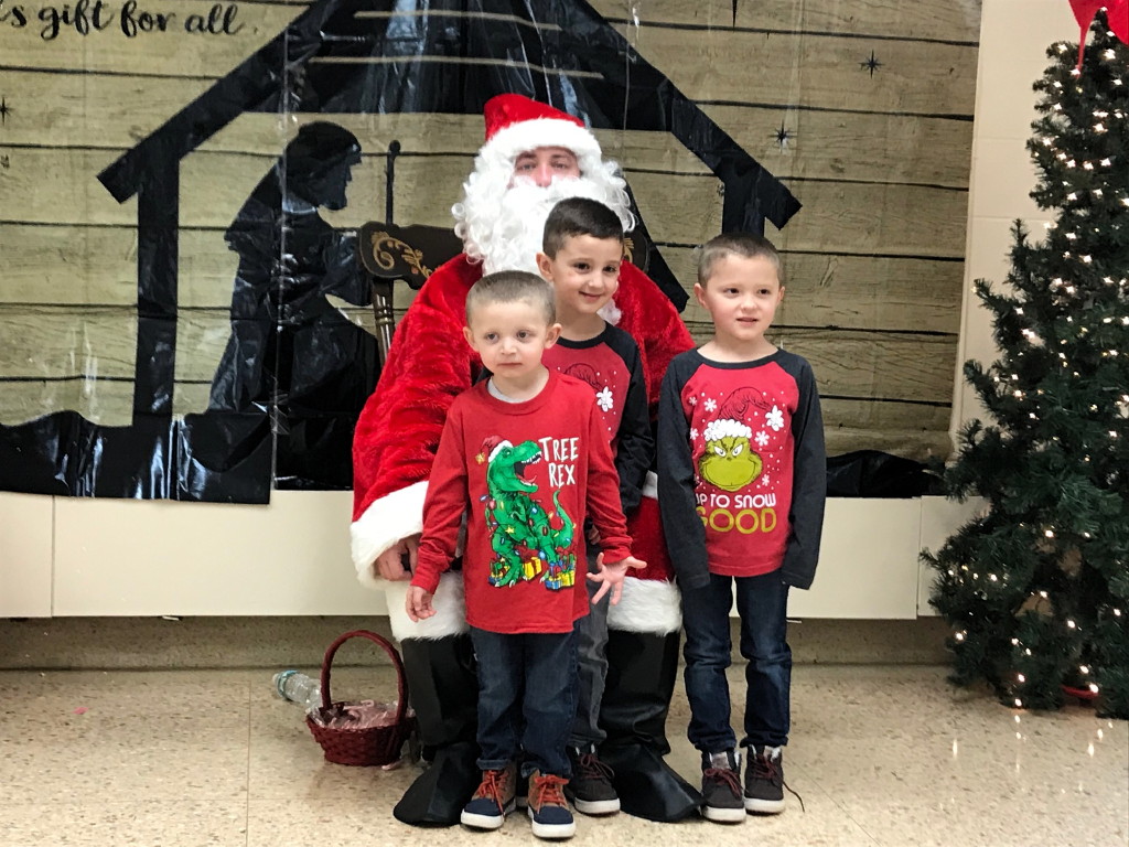 Our Lady of Victories students enjoy Breakfast with Santa