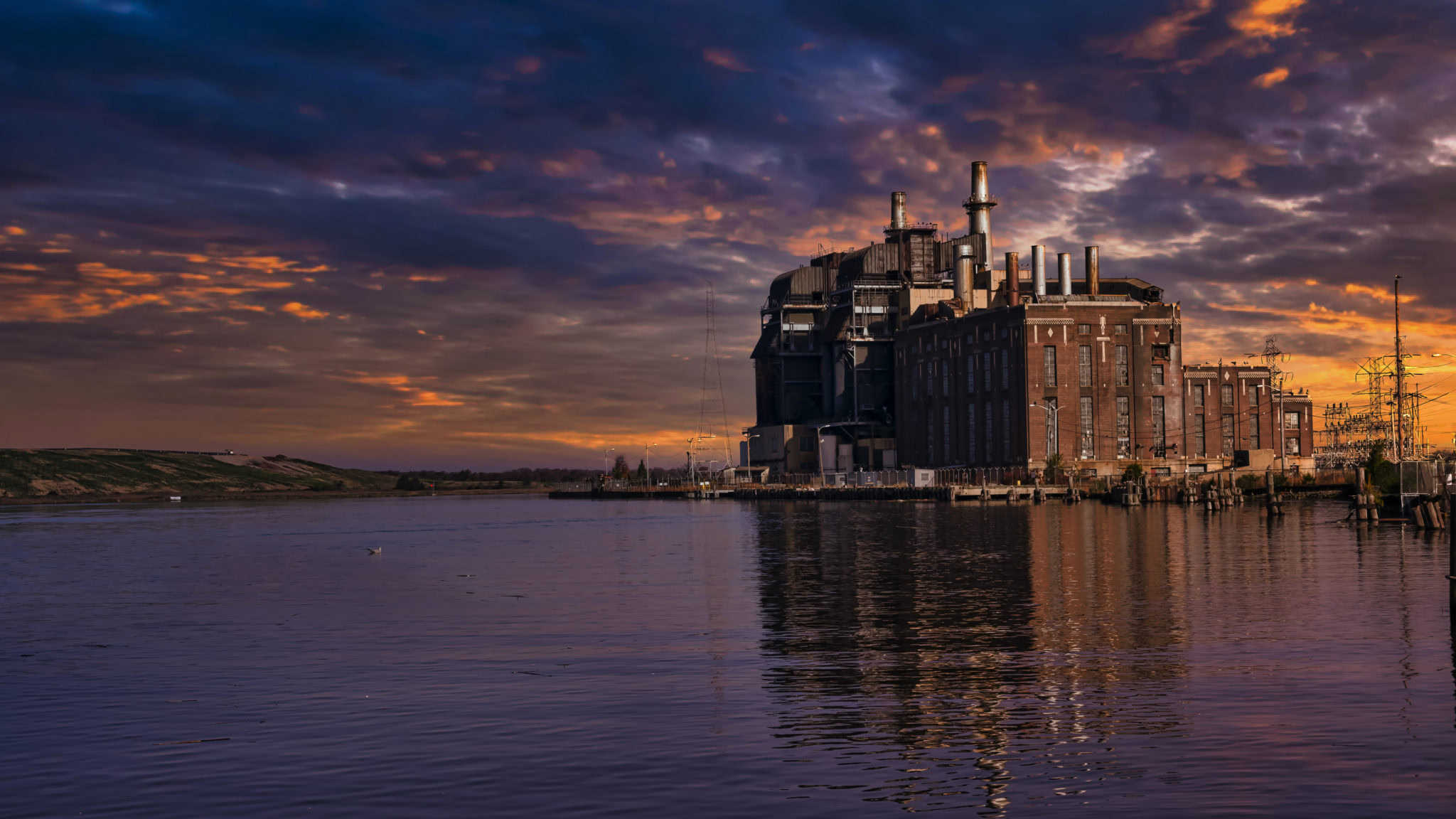 Photo contest winner: Sayreville factory at sunset