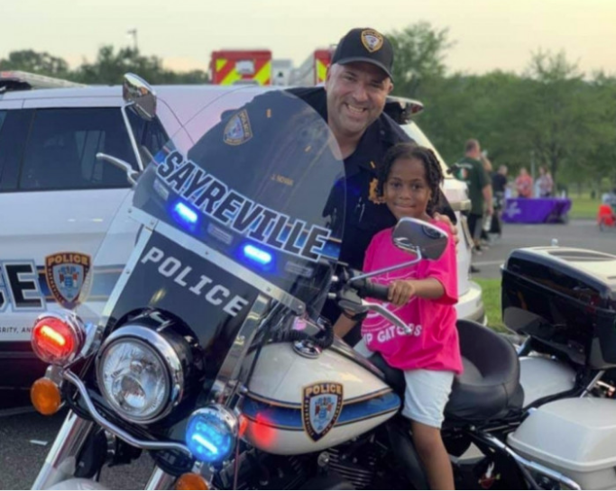 Sayreville police officer bids to win motorcycle