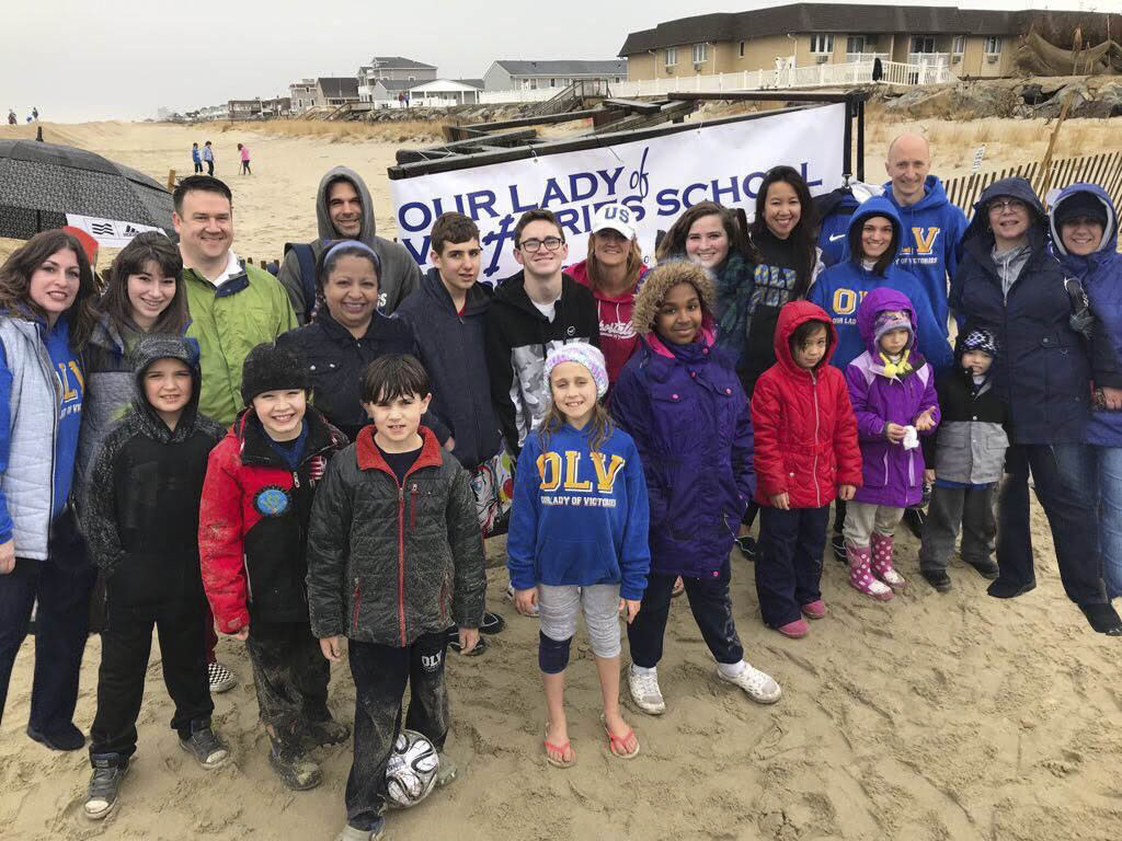 Our Lady of Victories School participates in Polar Plunge for Ancient Order of Hiberians