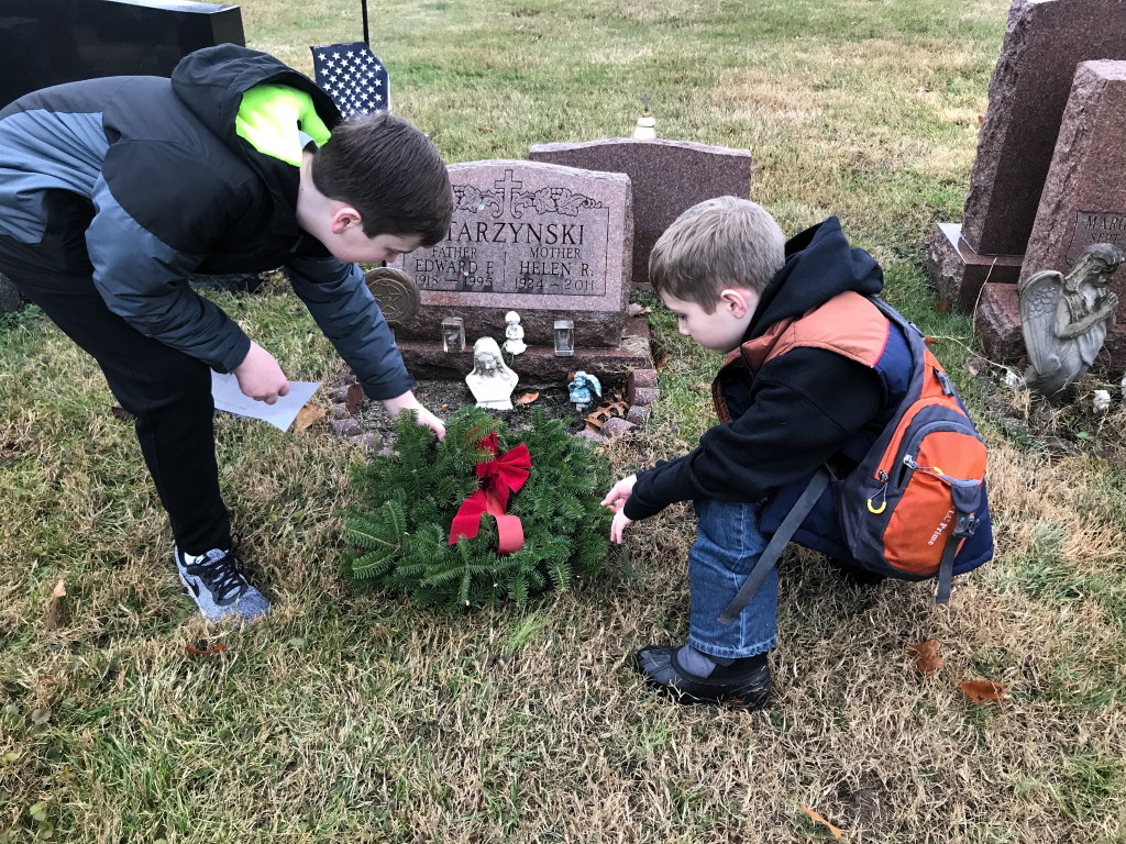 Our Lady of Victories Dynamic Catholic Kids Club, VFW Post 4699 participate in Wreaths Across America