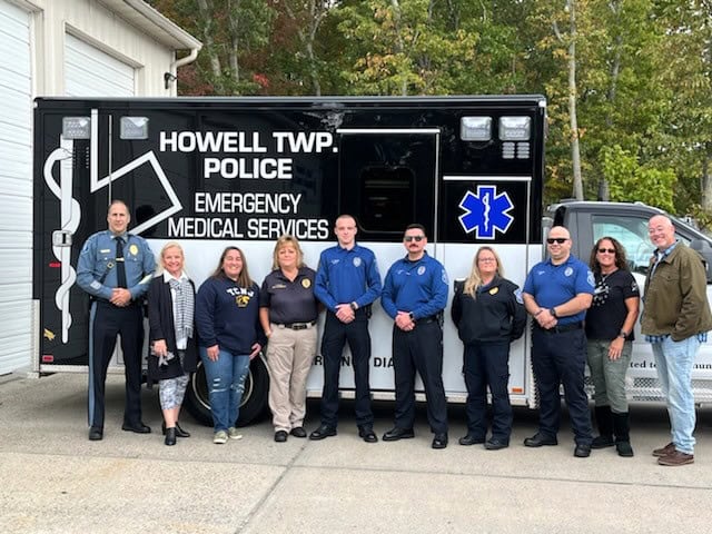 Howell Police EMS Unit receives new ambulance to serve community