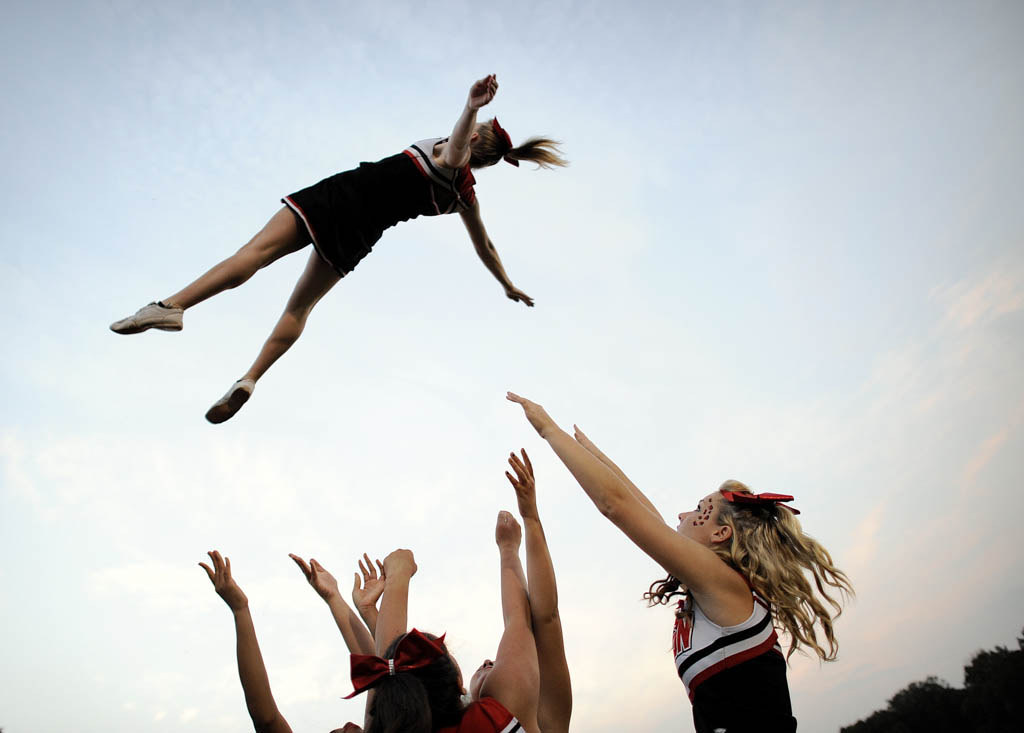 Scholar Athlete is cheered for her success in class and on the field