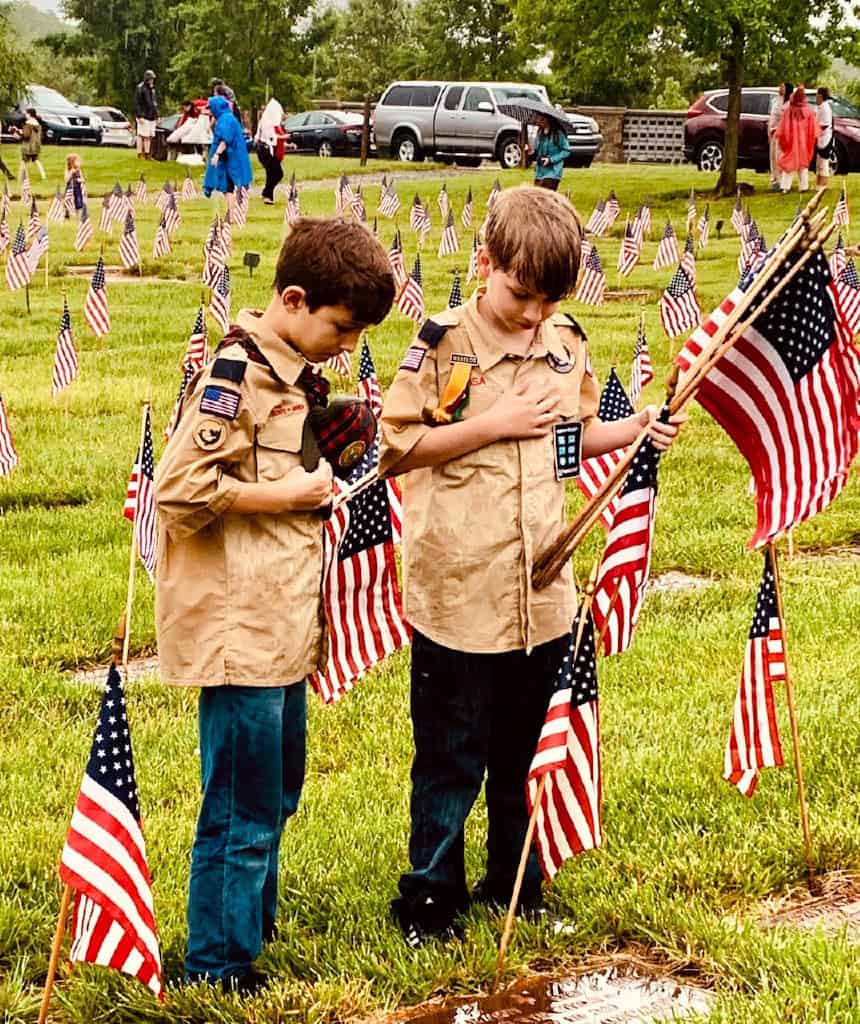 Jackson Cub Scouts to carry on tradition of retiring worn American flags