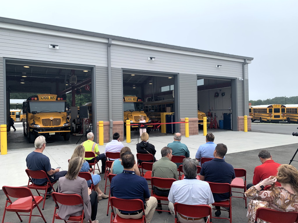 Jackson school administrators unveil new transportation facility