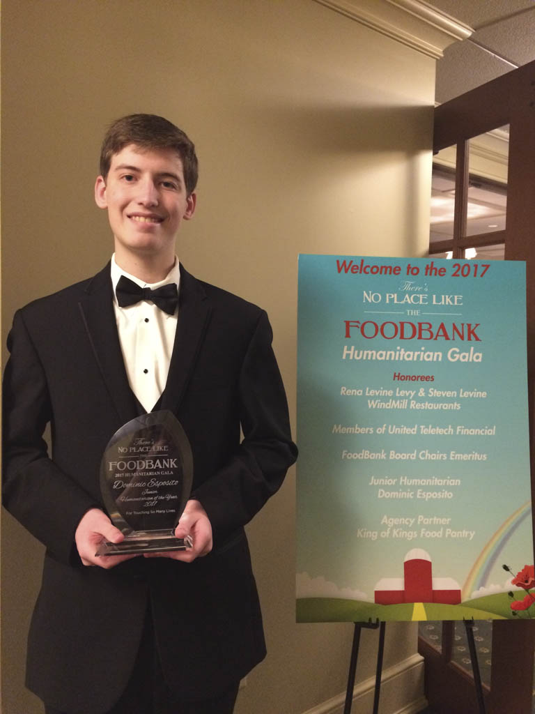 Plumsted teen honored for efforts to feed the hungry