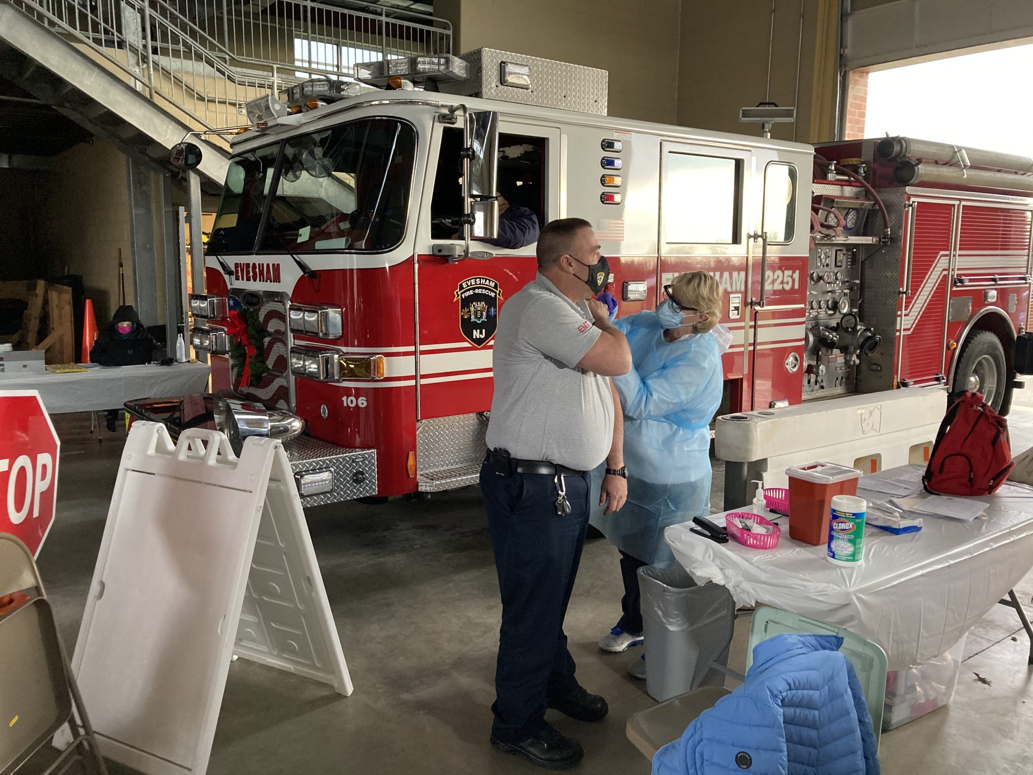 Burlington County begins administering COVID-19 vaccine to EMS workers