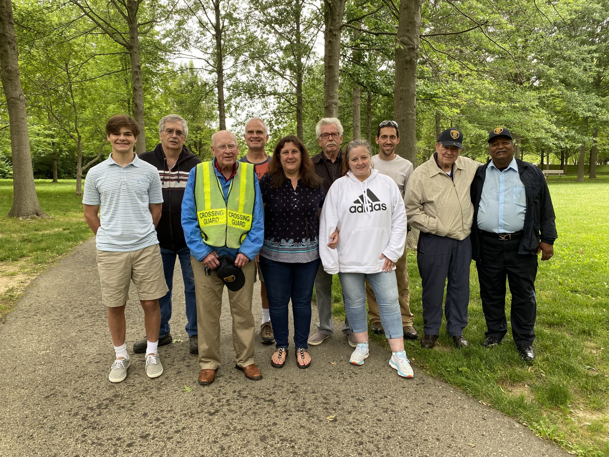 FLAG Jr. group in Cranbury honors crossing guards