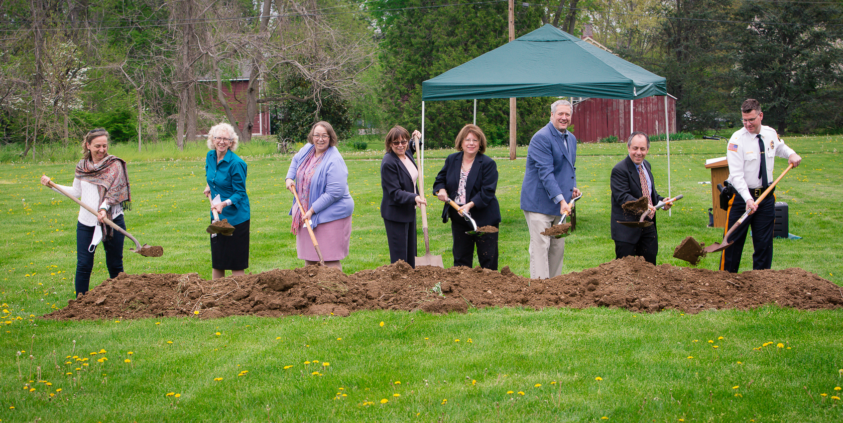 Cranbury officially breaks ground on a new public library