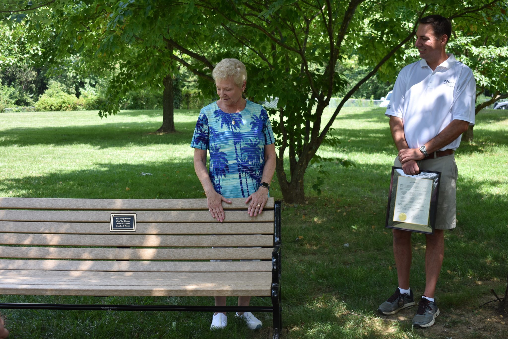 A former Cranbury police chief’s life and legacy lives on at Heritage Park