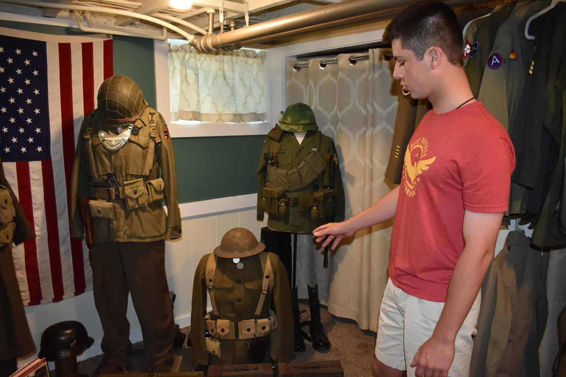 College student’s mission to preserve military history creates a local museum