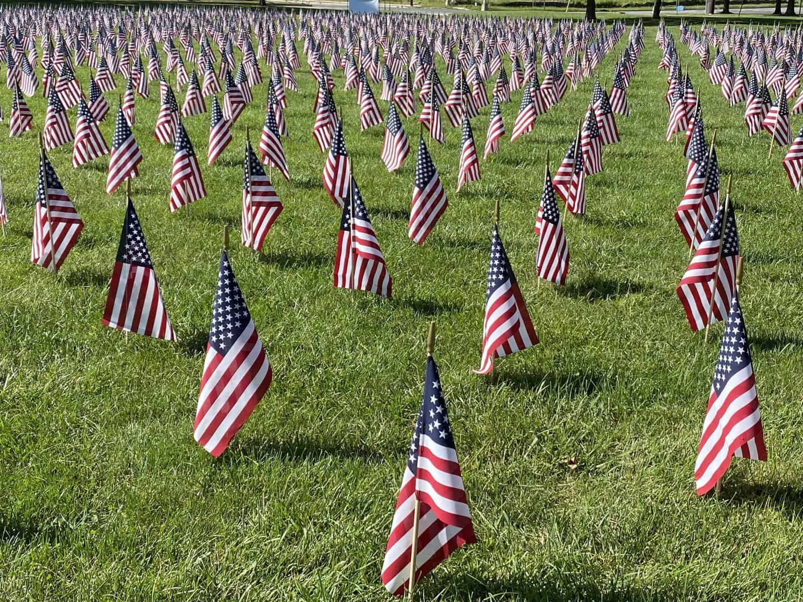 Students help honor lives lost with Sept. 11 Flag Memorial