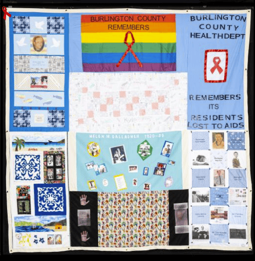 County marking the return of the AIDS memorial quilt