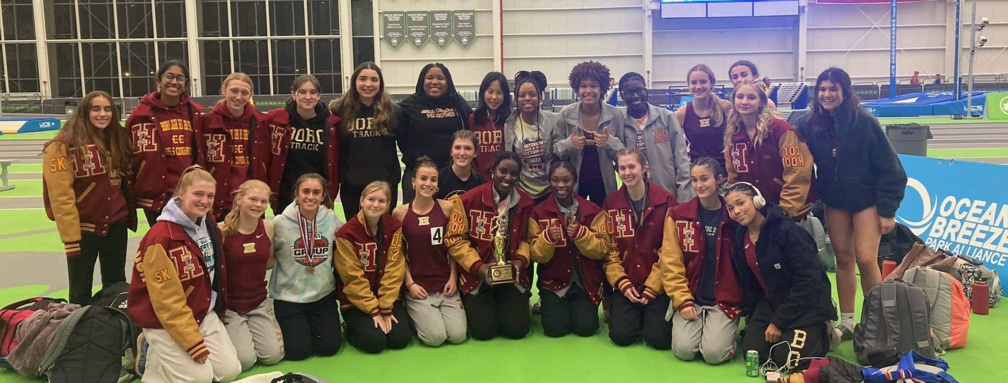 Raiders soar to Skyland Conference championship in girls winter track