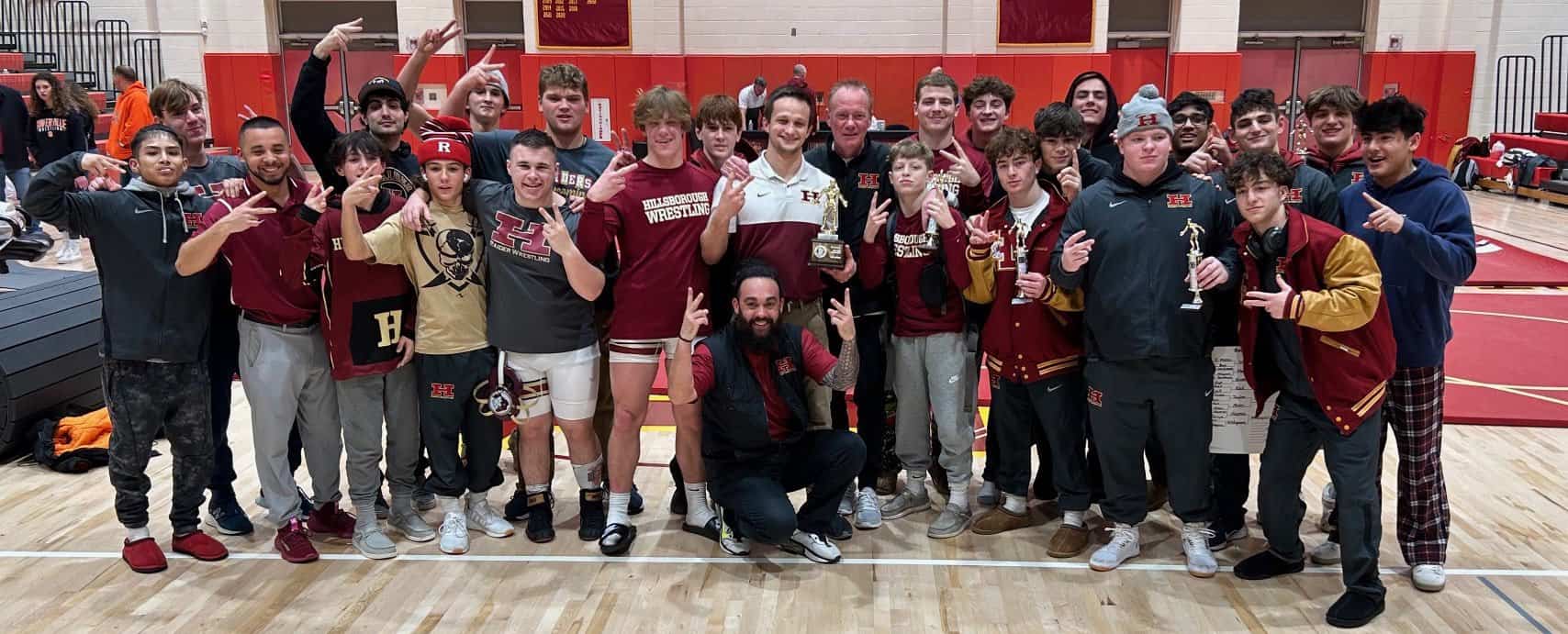 Hillsborough grapplers take home second straight Somerset County Tournament championship