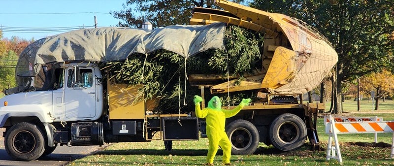 The Grinch saves Christmas in Hillsborough