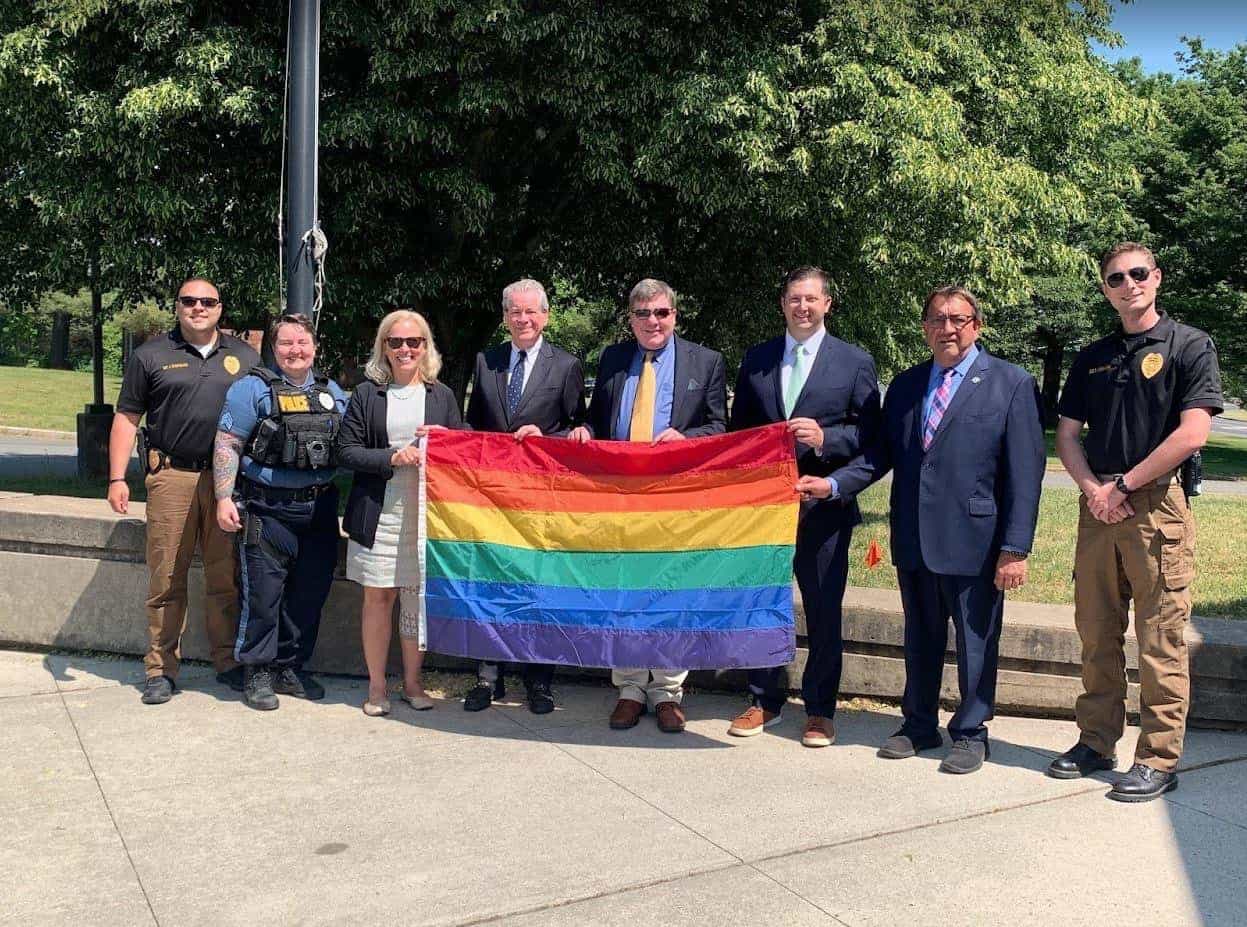 Hopewell Township raises Pride flag