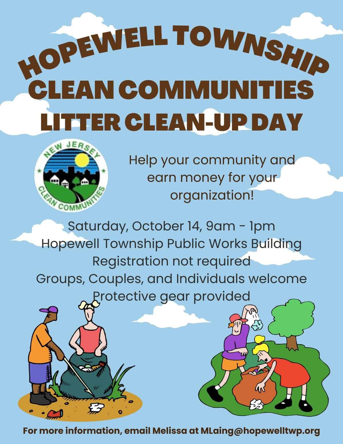 Hopewell Township Clean Communities Day arrives Oct. 14