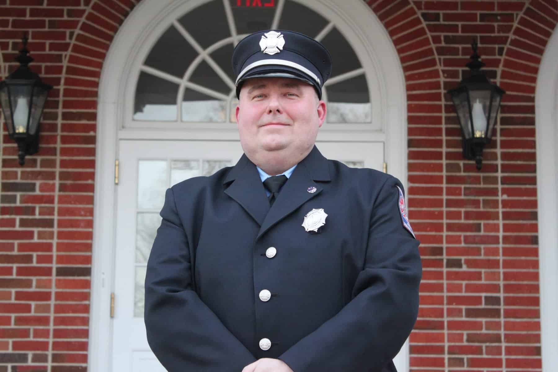 Lawrence Township career firefighter promoted to lieutenant