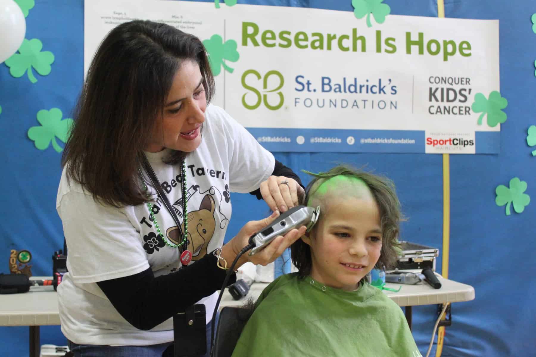 Locks fall during St. Baldrick’s event