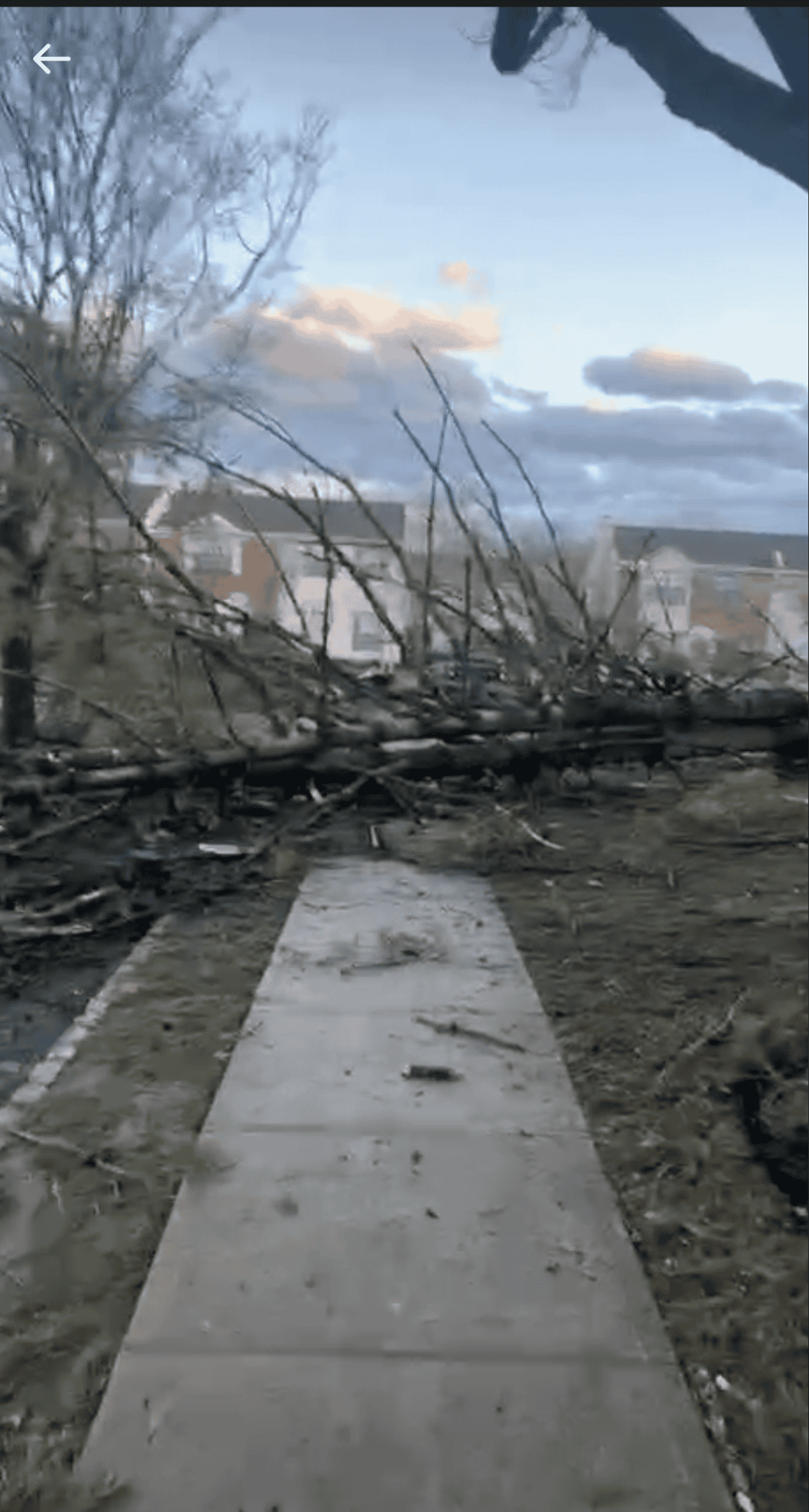 Possible tornado rips through Lawrence and West Windsor