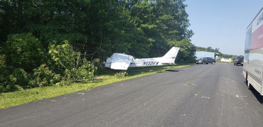 Pilot escapes injury when plane crashes into tree near Princeton Airport