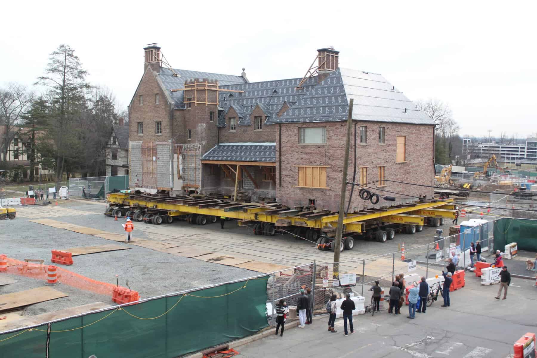 The several day move of the former Court Club building deemed a success