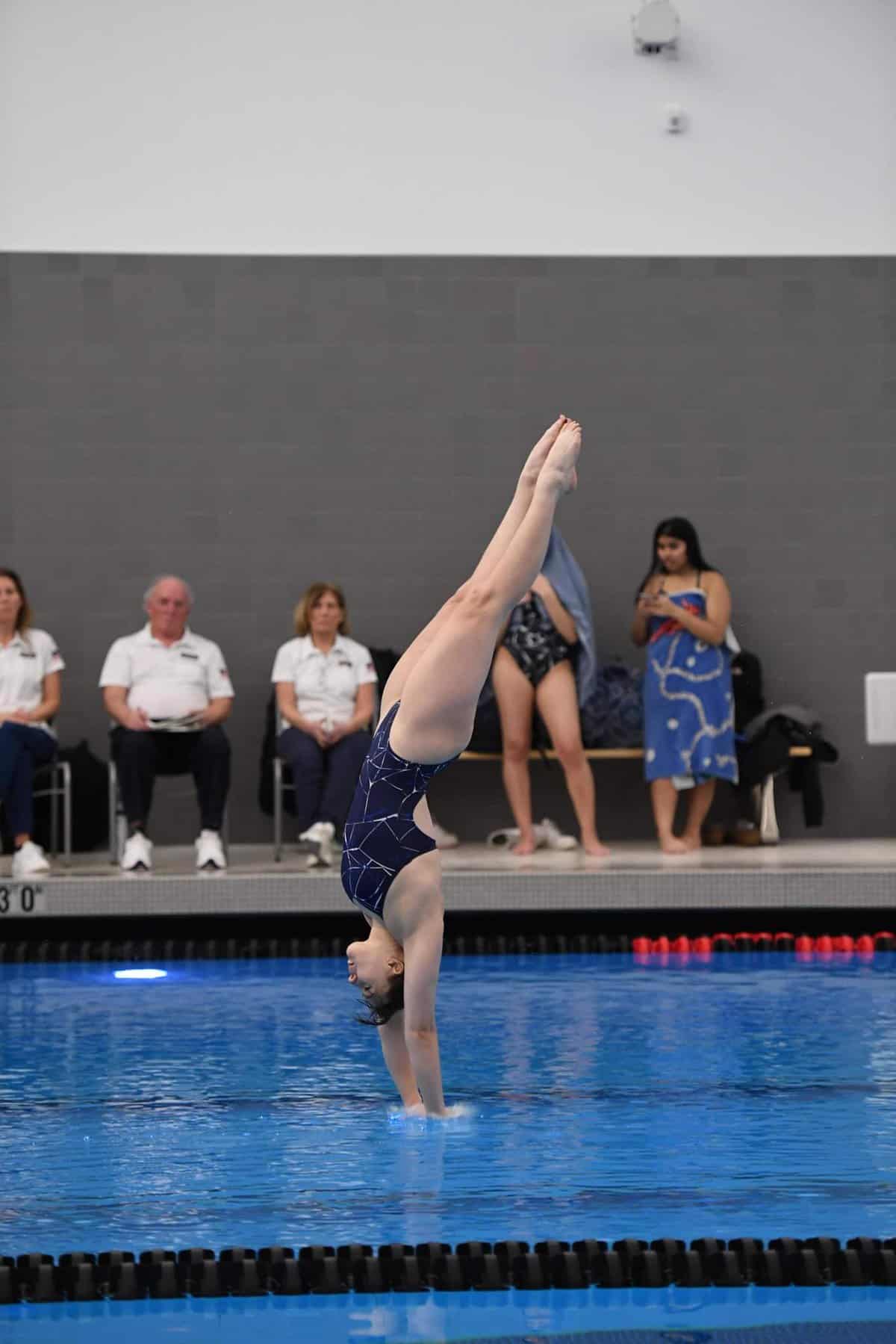 Williamson, Carpinelli secure first place wins at 53rd Mercer County Diving Championships