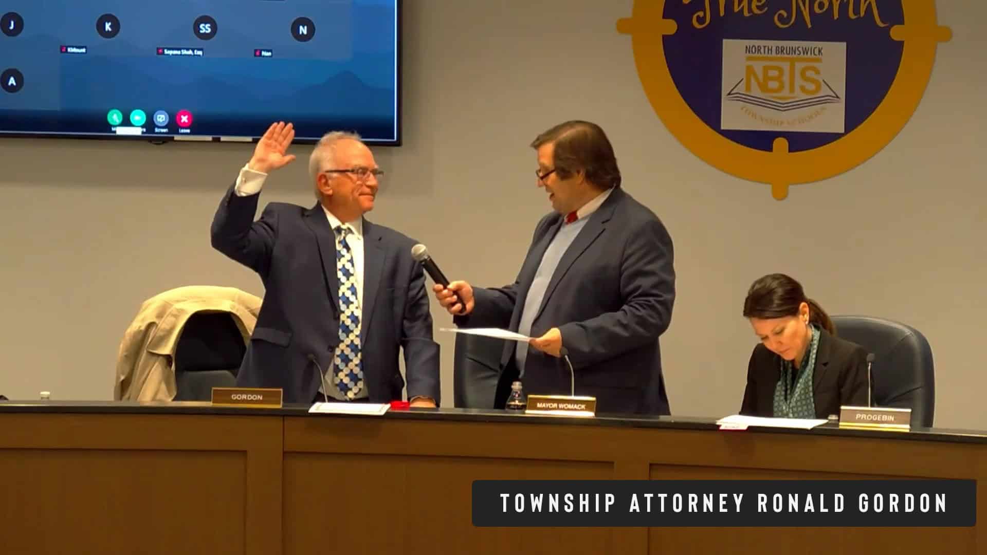 Township Attorney Ronald Gordon. Photo courtesy of NBTV15.