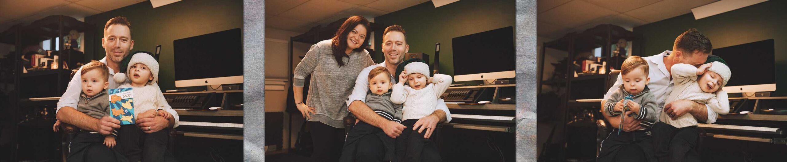 Bell with his wife, Glaucia, and two children, Lachlan and Logan. Photos by Tyler Brown/East Brunswick Sun.